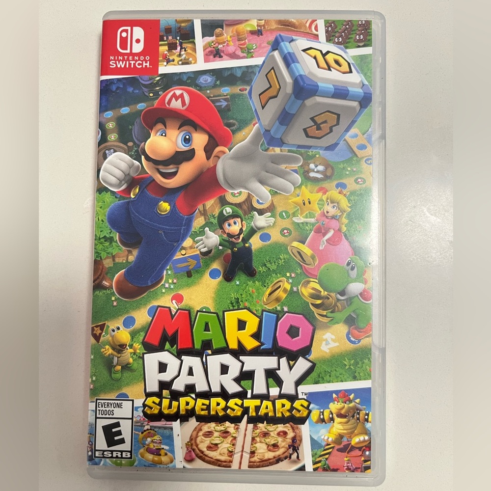 Mario Party Superstars (Nintendo switch) case (NOGAME!) Replacement Case Empty